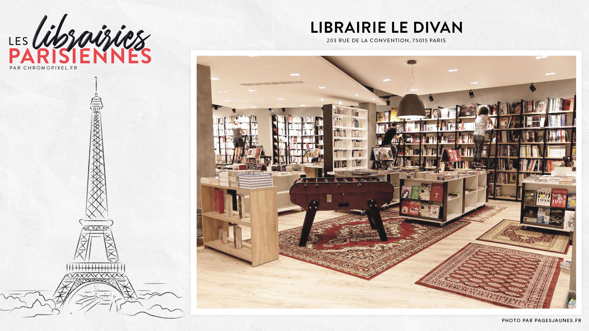 Les Librairies Parisiennes à Découvrir - Chromopixel